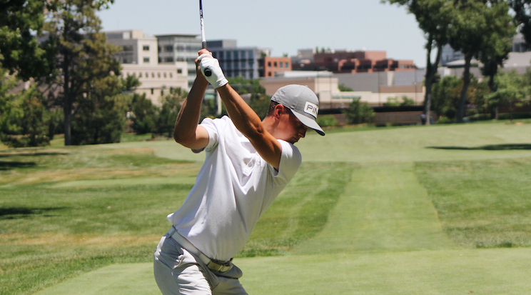 William Mouw is one of four players atop the leaderboard. (Conner Penfold/AmateurGolf.com)