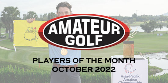 AmateurGolf.com's Players of the Month: October 2022