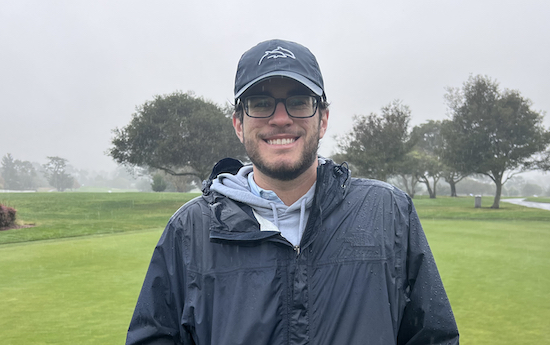 In Monterey, Mikey Burkland takes first round lead at AG Christmas Classic