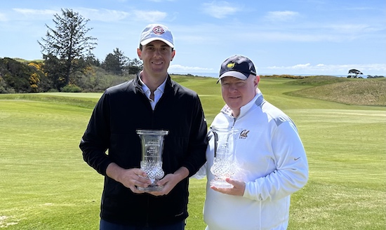 Two Man Links at Bandon Dunes: Mark and Jacob Phillips defend their title at 17-under