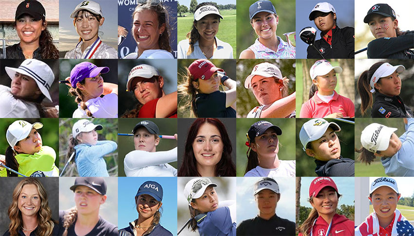 - The 28 amateurs in the 2023 U.S. Women's field at Pebble Beach