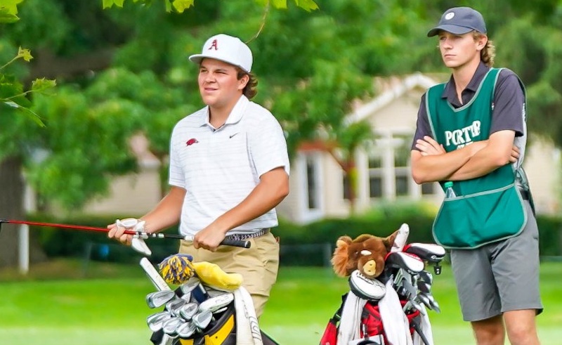 John Daly II shot 65 today to move into contention