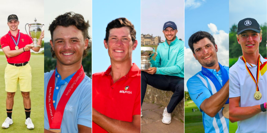 Six amateurs will tee it up in the Open Championship