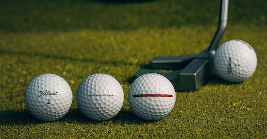 What color is your line? Titleist announces new alignment aid for Pro V1 or Pro V1x