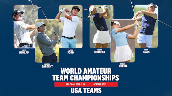 The 2023 World Amateur teams (USGA Photo)