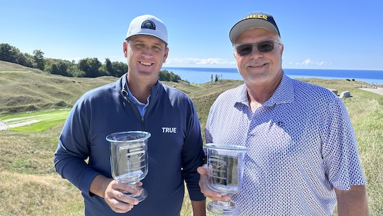 AG Two Man Links at Arcadia Bluffs: Clark and Tyler Hurst win at 12-under