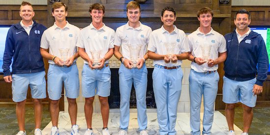 North Carolina Men's Golf Team (UNC Athletics Photo)