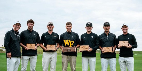 Wake Forest team shared the honors with Missouri (Wake Forest Athletics Photo)