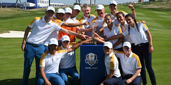 The European Junior Ryder Cup Team (PGA of America Photo)