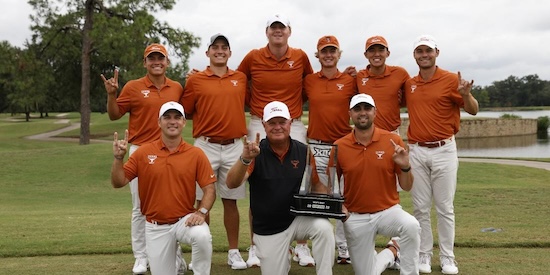 Texas Men's Golf Team (Texas Athletics Photo)