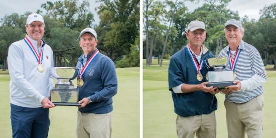 Alabama Senior and Super Senior Four-Ball Champions (Alabama Golf Association Photo)