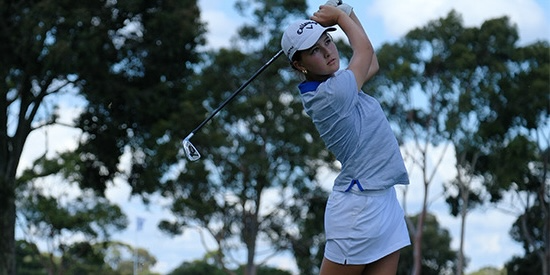 Amelia Harris sits one shot back of the lead (Golf Australia Photo)