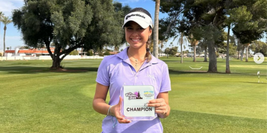 Yana Wilson finished strong to win on the Cactus Tour. (Yana Wilson IG)