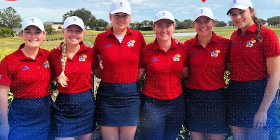 Kansas Women's Golf team (Kansas Athletics Photo)