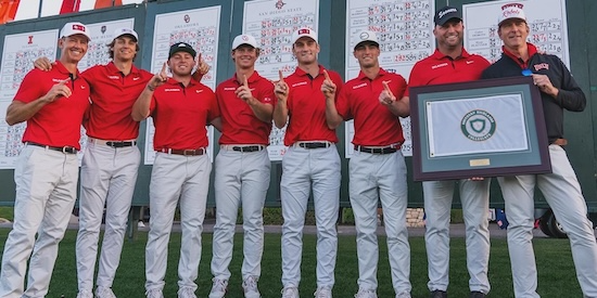 Oklahoma Men's Golf team (Oklahoma Athletics Photo)