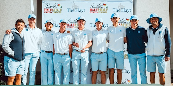 North Carolina Men's Golf team (UNC Athletics Photo)