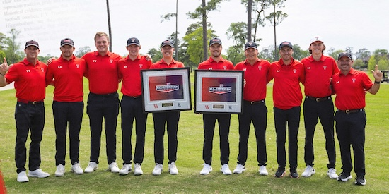 Texas Tech Men's Golf team (Texas Tech Athletics Photo)