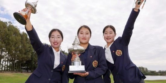 The winning team from Korea (New Zealand Golf Photo)