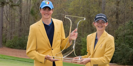 Giovanni Daniele Binaghi (left) and Asterisk Talley (Junior Invitational at Sage Valley Photo)