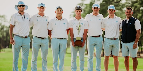 North Carolina Men's Golf team (UNC Athletics Photo)