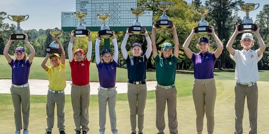 The National winners (Drive, Chip and Putt Photo)
