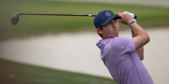 Gordon Sargent will play one more year of college golf. (Masters/Simon Bruty)