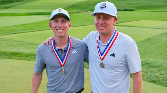 Zach Foushee (left) and Robbie Ziegler (USGA Photo)