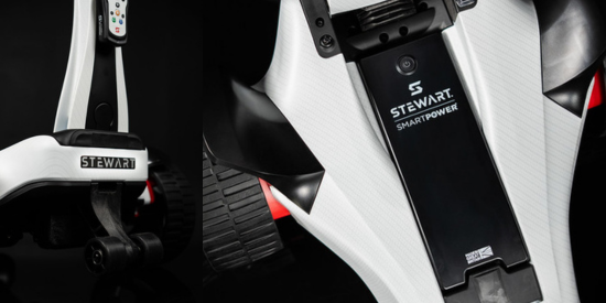 Stewart Golf Q-Follow White Carbon